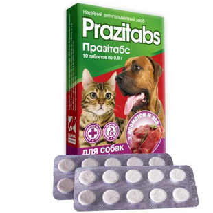 PRAZITABS meat taste 10 tabs 000 208 фото